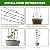 2 Pack 30 Inch Taller Plant Trellis for Potted Climbing Plants Indoor,Expandable Metal Garden Trellis for Climbing Plants,Flowers Vine Ivy, Sturdy Houseplant Support for Potted Plants with Ties