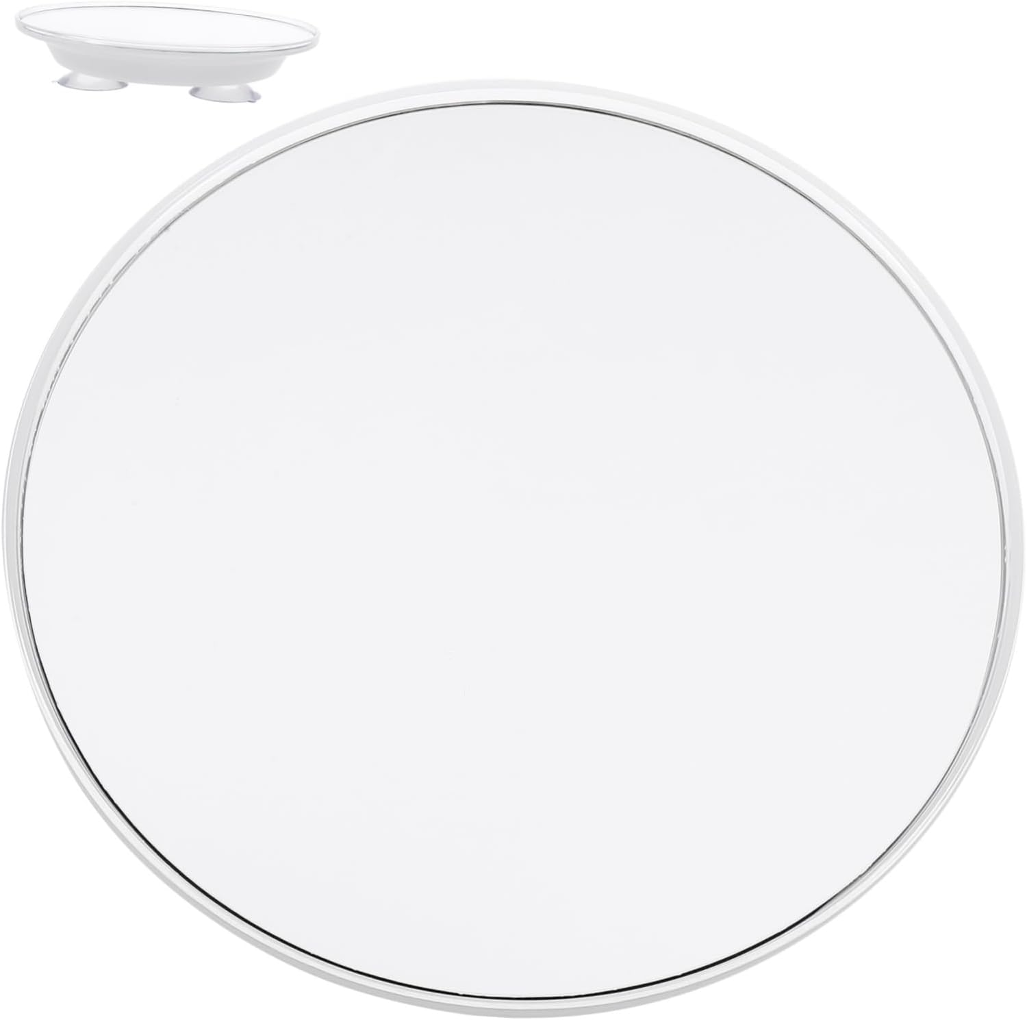 Beaupretty 7X Magnifying Suction Cup Makeup Mirror for Bathroom Portable Cosmetic Mirror Suction for Makeup Application and Grooming