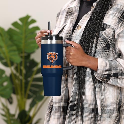 Image of FOCO NFL unisex-adult NFL Team Logo Insulated Travel Mug 40oz XL Tumbler