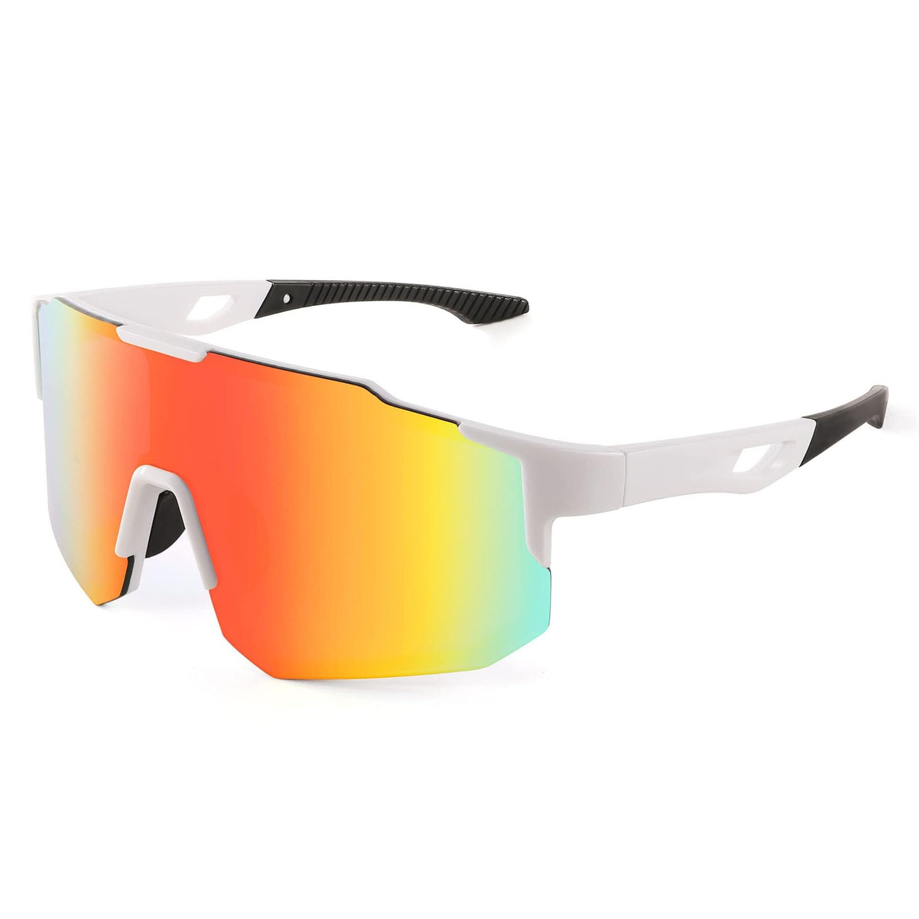 FEISEDY Gafas de Sol Deportivas para Hombre y Mujer Gafas de Ciclismo Gafas de Espejo Gafas Deportivas para MTB Carreras Correr Enduro con Protección UV400 B2388 Global Recycled Standard Global Recycled Standard Global Recycled Standard