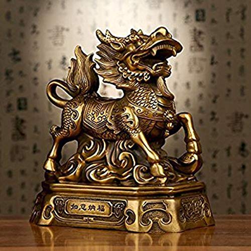 Statue de la chance Feng Shui Kylin idée cadeau maison bonheur - 4