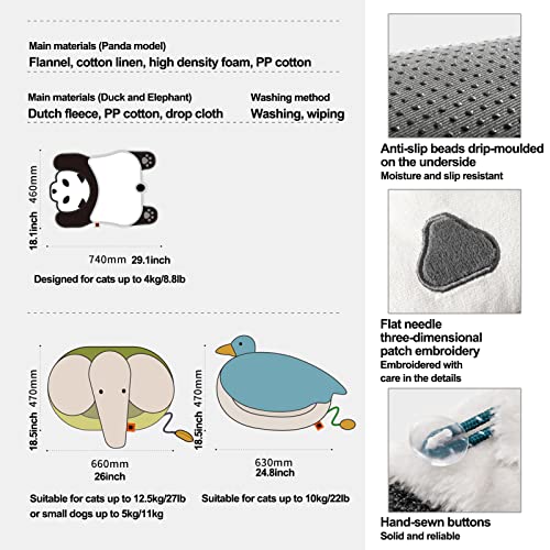 Self Warming Cat Bed - Saco De Dormir Do Gato Com Travesseiro,Cama De Gato Bonito Da Caverna,Cama De