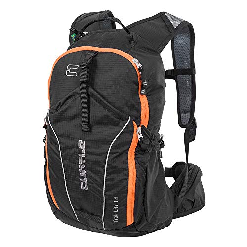 Mochila Técnica Trail Lite 14L - CURTLO, Tam. único, Preto-Laranja