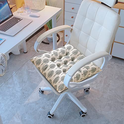 Tunkence Chair Cushion Chair Cushions For Outdoor Furniture Thickened Cotton Linen Cushion Office Student Classroom Chair Cushion For Rocking, Dining, Patio, Camping, Kitchen Chairs,16X16In #TOP6