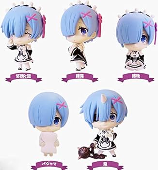 Re：ゼロから始める異世界生活 レム フィギュア セット Amazon | Re:ゼロから始める異世界生活- ラム&レム 1:7スケール PVC