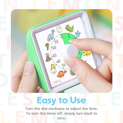 Visual Timer for Kids, Toddler, Autism, ADHD & Preschool Classroom - Animal Silent Countdown Timers - 60 Minute Productivity & Time Management Clock (Dinosaur) - Image 3