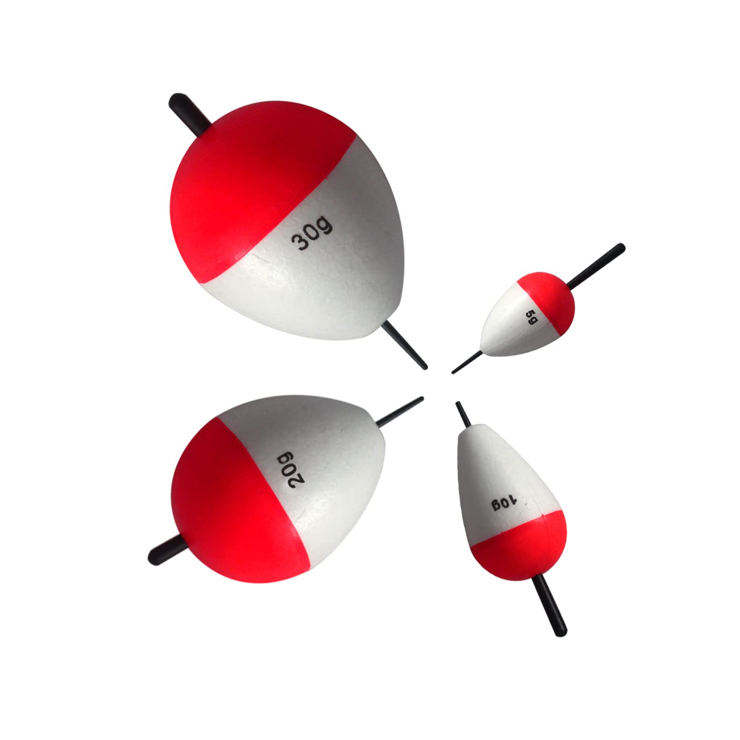 8-16pcs Blanco Negro Rojo Amarillo Flotador De Barriga Flotador De Barriga Multiusos Flotador De Pesca Flotador De Espuma Eva Flotadores De Pesca Flotador De Pescado