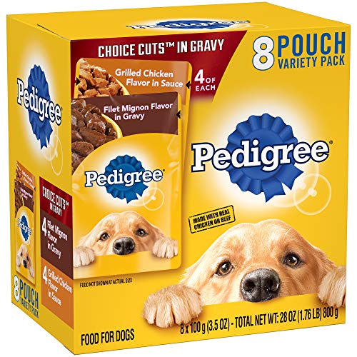 PEDIGREE Variety Wet Dog Food CUTS in Gravy 28 OZ - 0023100119261