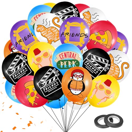 49Pcs Friends Themed Party Decorations Balloons Friends Party Decorations Friends TV Show Decorations Friends Bachelorette Party Decor Friends Party Supplies