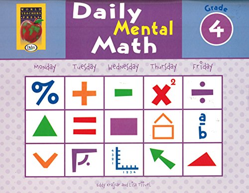 DAILY MENTAL MATH--GRADE 4 World Teachers Press B002KY7DN6 Book Cover
