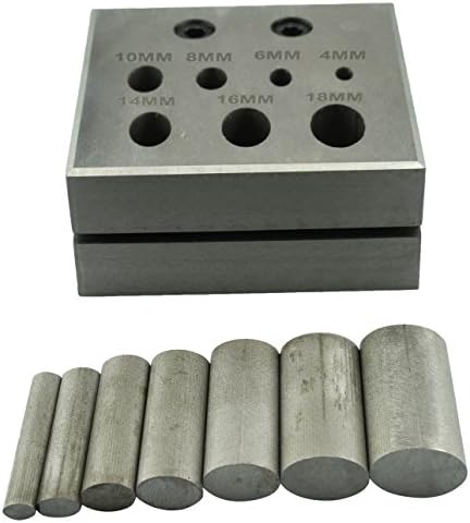 SE Disc Cutter with 7 Oval Punches Set (7 PC.) - JT-SP323-7OVL
