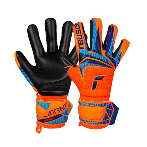 Gants de gardien Reusch junior pour les matchs de football sur gazon synthétique