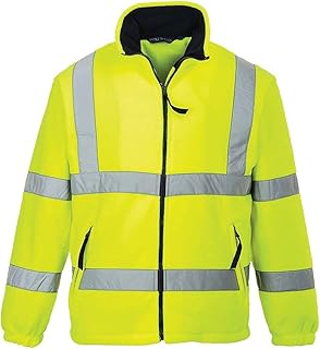 Portwest Hochsichtbares Fleece-Netzfutter, Farbe: Gelb, Größe: 5XL, F300YER5XL