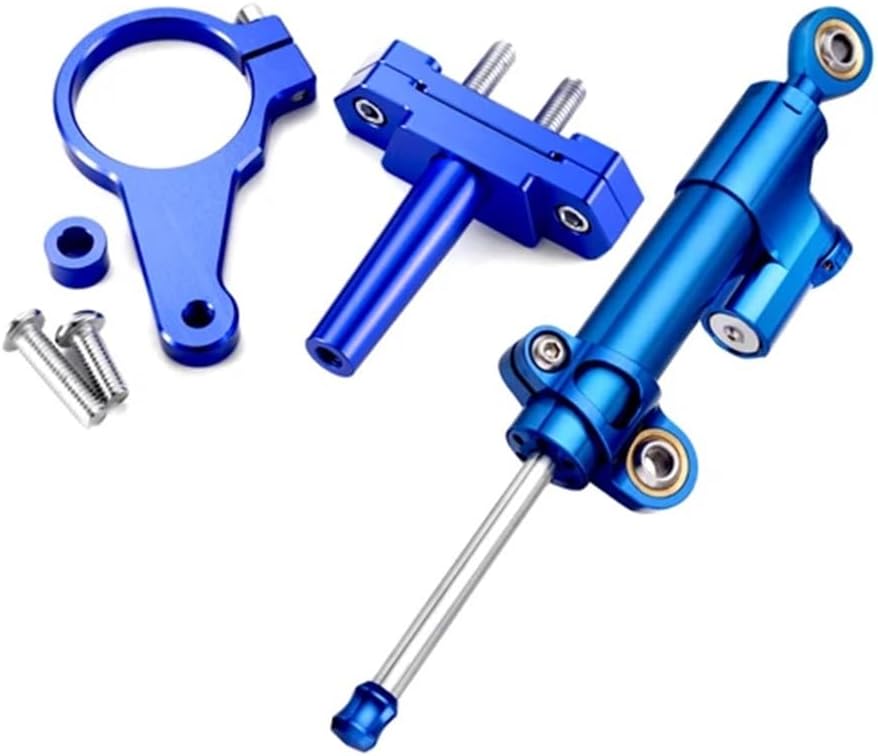 Motorcycle Steering Stabilize Damper Bracket Mount Fit For YA R15 V3 2017 2018 2019 2020(Blue)