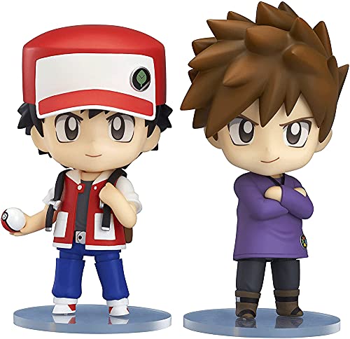 PMFDAY Anime Figure Model PokÃ©mon: Ash Ketchum Green with Mewtwo Nendoroid Action Figure Doll Cartoon Game Character Desk Ornament for Home & Collection & Gift