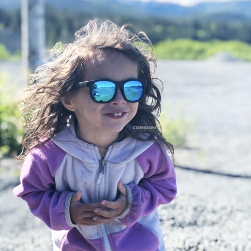 COASION Flexible Polarized Baby Sunglasses with Strap Adjustable for Toddler Newborn Infant 0-24 Months2