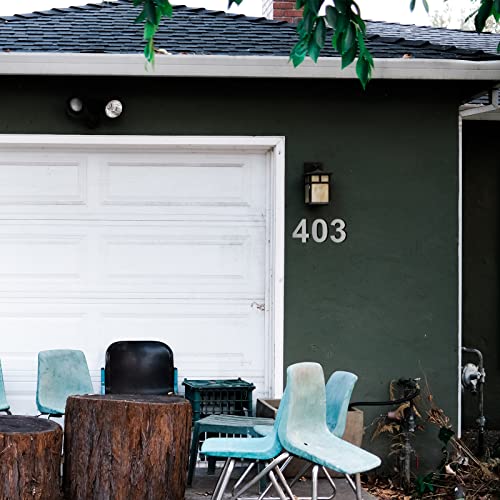 Cobata Modern House Numbers-8 Inch Floating Stainless Steel Home Address Number/ Silver Number 2 #TOP3