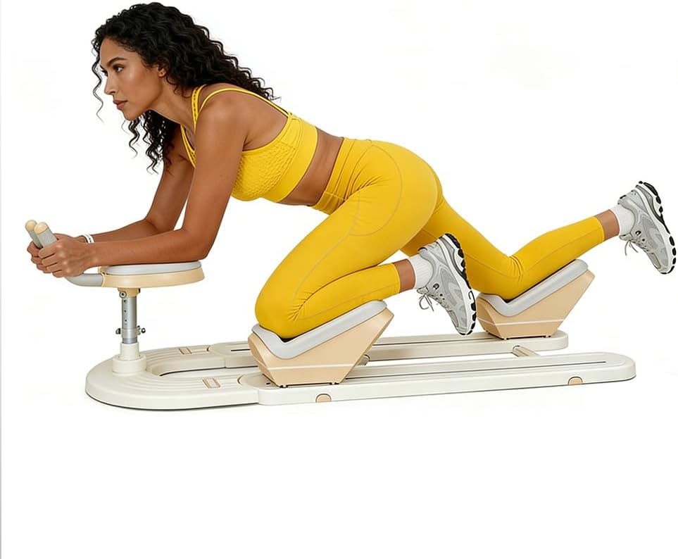 Spine Twist & Stretch Trainer Home Total Gym Machine, Ab & Back Stretcher for Core Lower Back Training, Full Body Stretch Twist Waist Leg Workout Equipment