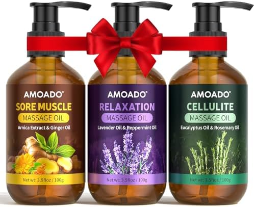 Massage Oil for Massage Therapy, Arnica & Ginger Oil, Lavender & ...