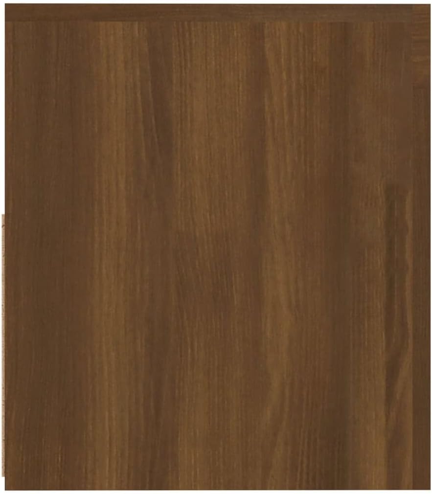 Side Tables for Living Room Unique Side Tables Bedroom Storage Sofa Side Tables Farmhouse Small Tables Side Tables with Storage Bedside Cabinets 2 pcs with LEDs Brown Oak 23.6"x13.8"x15.7"