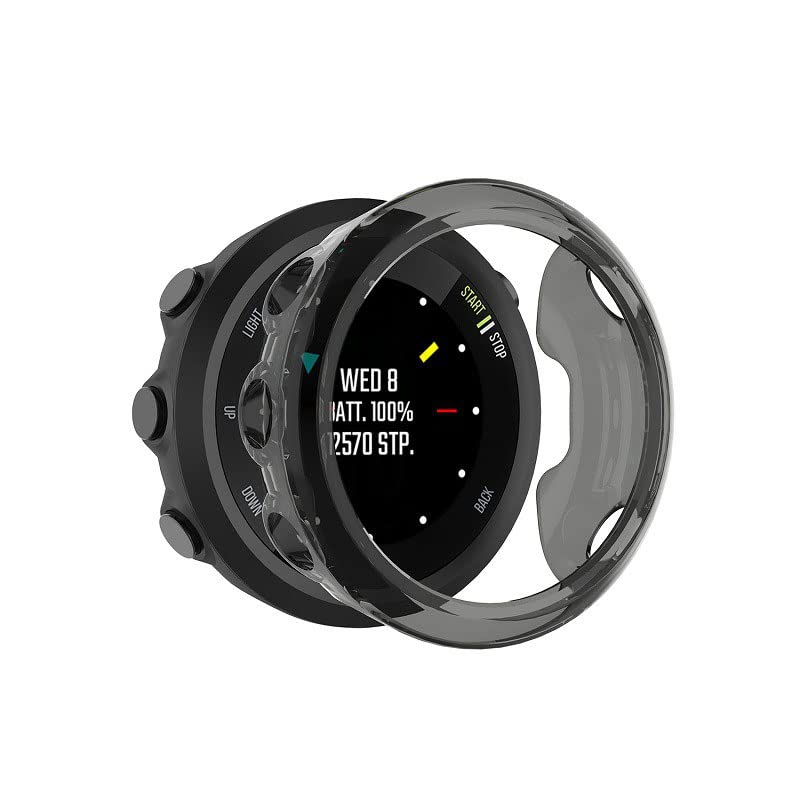 Coque Garmin Forerunner 45S/45 en silicone TPU noir pour la protection de votre montre connectée