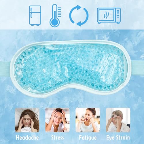 Wärmebrille Zequech – Gel-Augenmaske für Wärme- und Kältetherapie