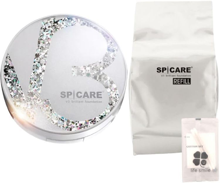 Amazon | スピケア V3 ブリリアント ファンデーション 15g + レフィル  