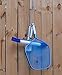 Pool Tool Holder and Organizer; Storage System for Brushes, Leaf rakes, Skimmers, Vacuum Head, and Other Telescopic Pole Cleaning Equipment attachments (3, Matte Silver)