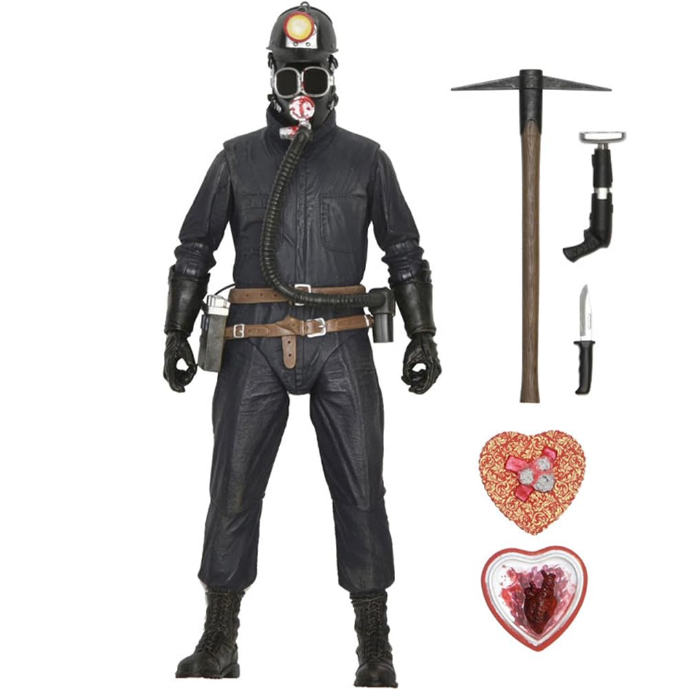Jilijia Anime Miner Harry·Warden Ultimate Action Figure 18cm PVC Model Statue Desktop Ornaments Halloween Collection Christmas Decoration Gift for Fans