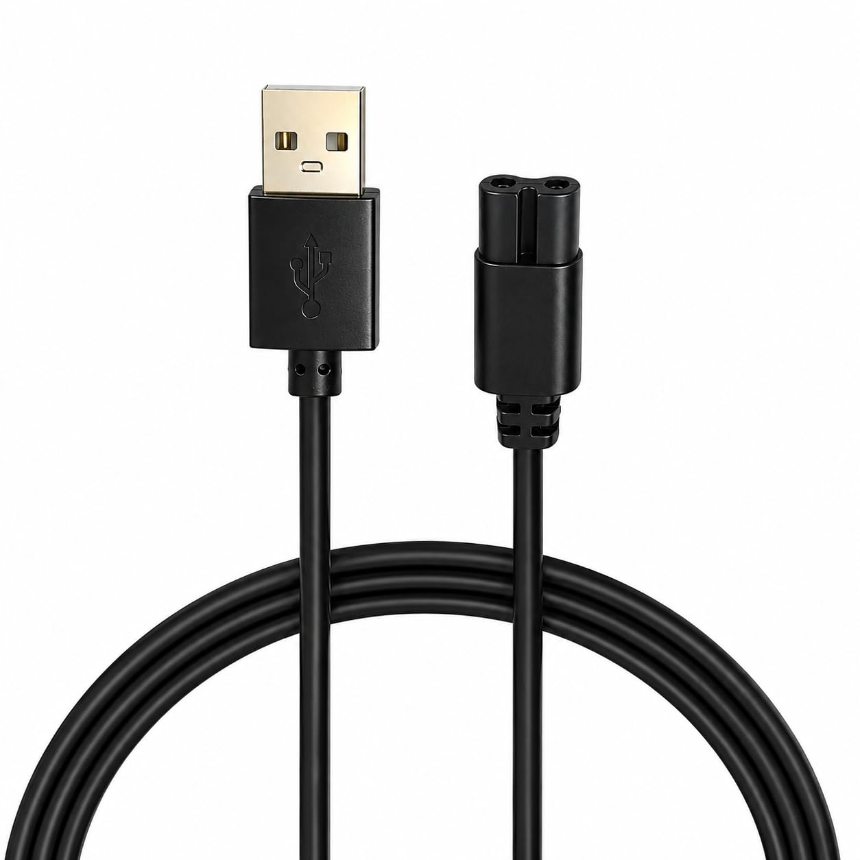 Upix USB Mi Trimmer Charging Cable 1 Meter (3.2 Feet), Compatible for Mi Trimmer, Shavers, Body Groomers - Black (Please match Cable Port before Ordering) (Works with 5V USB Adapter Only)-image-47