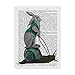 Trademark Fine Art, 24x32-Inch Hare and Snail by Fab Funky