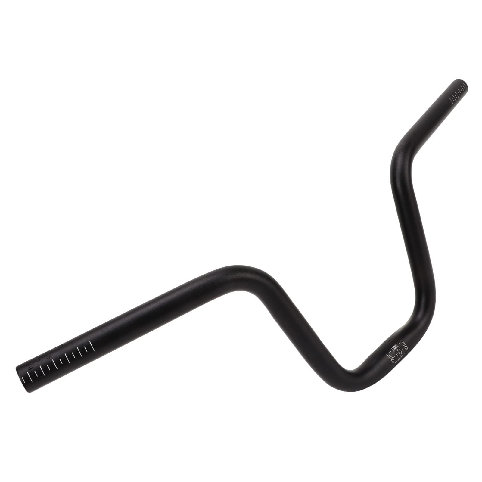 Manubrio Rialzato per Mountain Bike in Lega di Alluminio, Dimensioni Extra Lunghe, 580 Mm, per Bici da Strada e Mountain Bike, Diametro 25,4 Mm. (Altezza 160 mm/6,3 pollici)