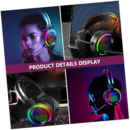 Casque de jeu stéréo SHINEOFI à oreillettes confortables et micro clair - 6