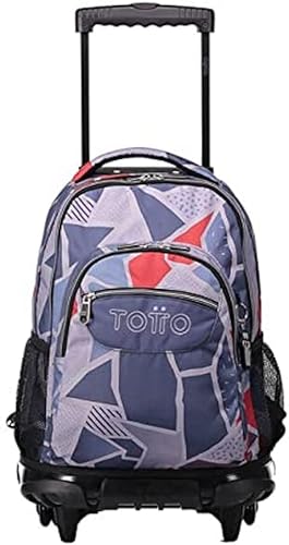 Totto Rue Bomper Mochila Renglones unisex con ruedas, azul (azul), talla única, Azul (azul)., talla única