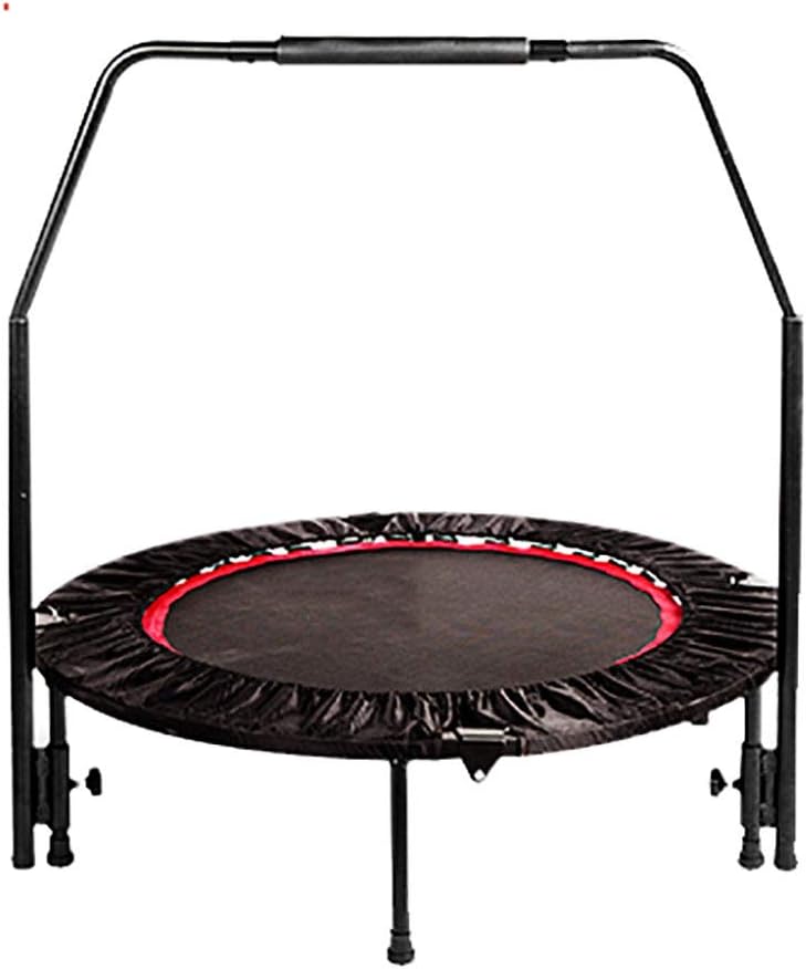 trampolino rebounder per adulti con bar