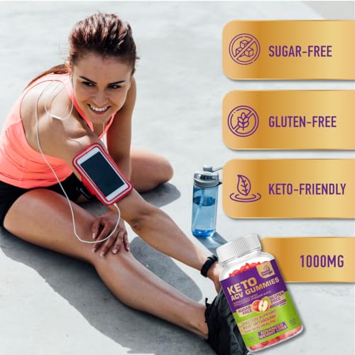 Mood Mingle Keto Acv Gummies For Advanced Weight Loss - Gluten & Sugar-Free Apple Cider Vinegar Rapid Fat Burner Diet Supplement For Women Men thumb #3