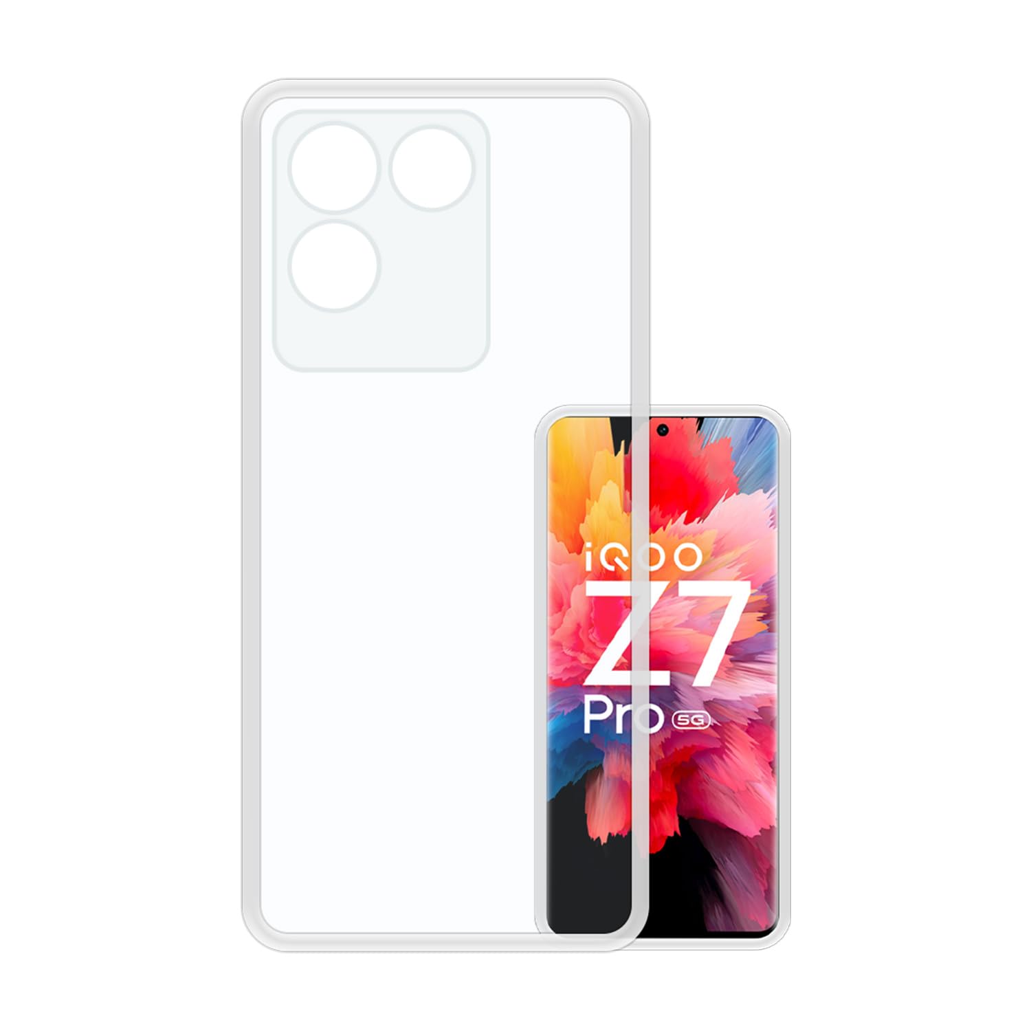 VIDO Transparent Back Case Cover for iQOO Z7 Pro 5G / Vivo T2 Pro 5G (Soft & Flexible & Camera Protection Back Case) (B0CJC9YVVQ) Amazon Price History, Amazon Price Tracker