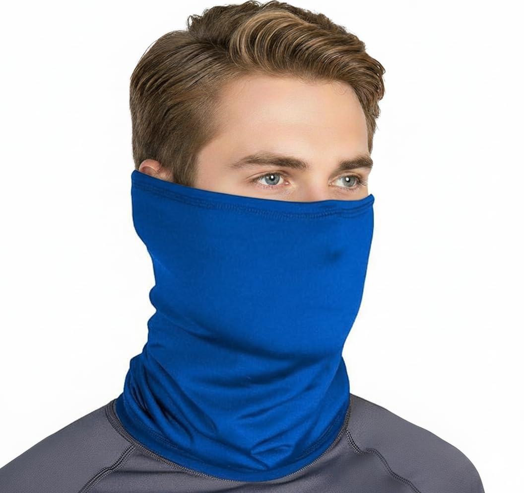 UPF 50+ Neck Gaiter – UV Sun Protection Face Mask, Balaclava, Headband & Scarf – Cooling, Breathable Fabric