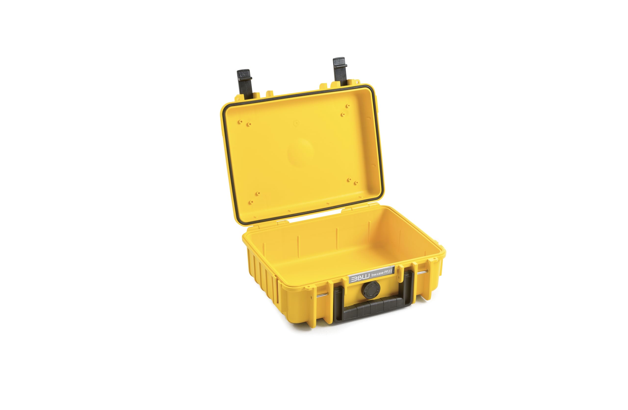 Maletín con Compartimentos para cámara con interior acolchado amarillo visible 6