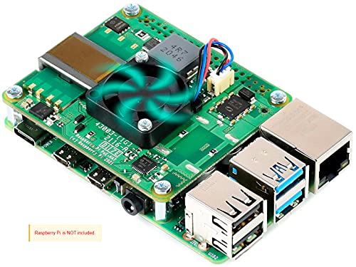 Waveshare BC-OFFICIAL POE+ HAT FOR RPI-C 2021 New Version) Official Raspberry Pi Poe+ Hat thumb #4