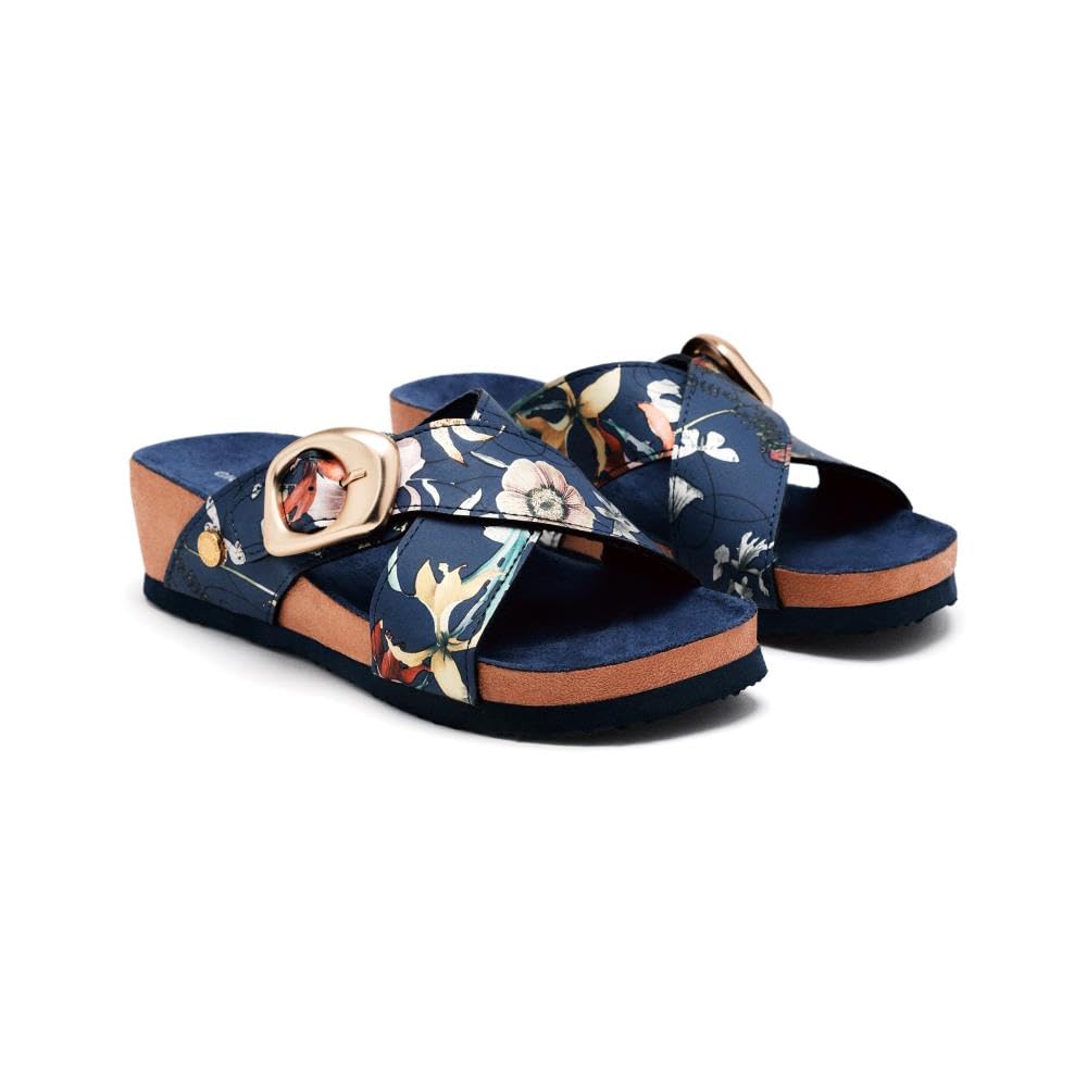 GIOSEPPO UXBRIDGE, Women's Flip Flops, Navy, 38 EU, navy, 6 UK