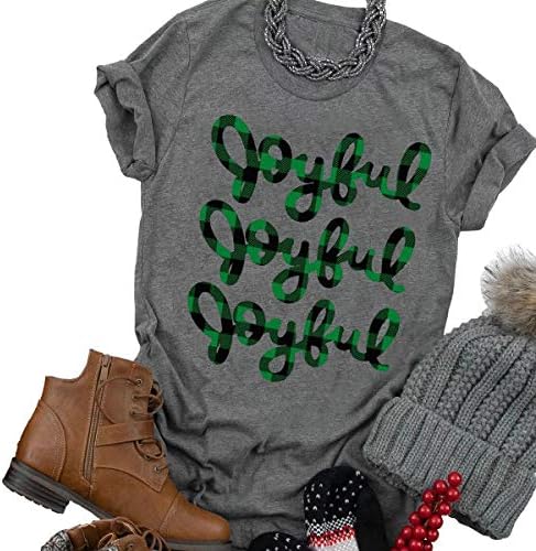Beopjesk Women's Buffalo Plaid Tees 