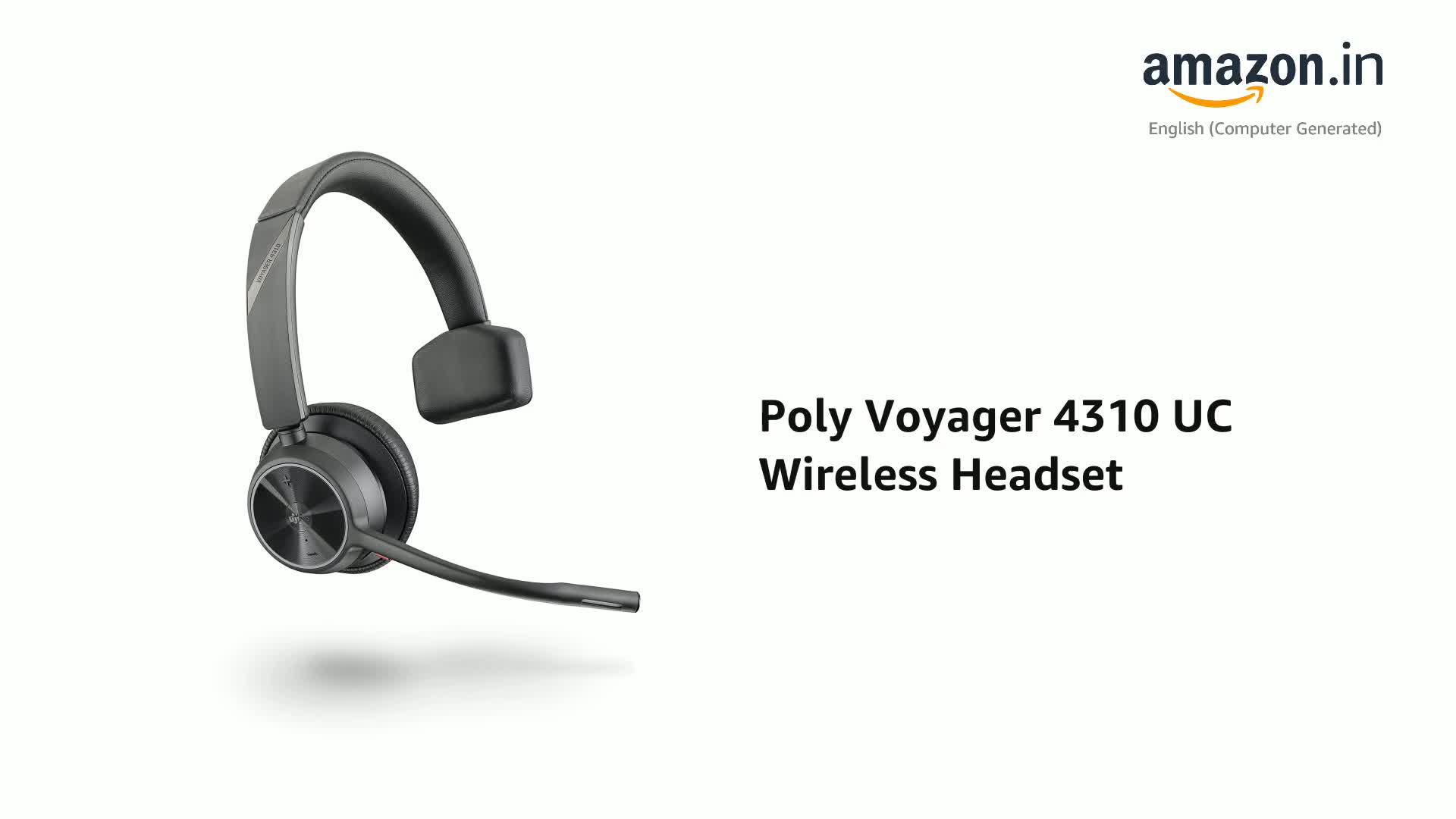 Poly – Voyager 4310 UC Wireless Headset (Plantronics) – Single-Ear