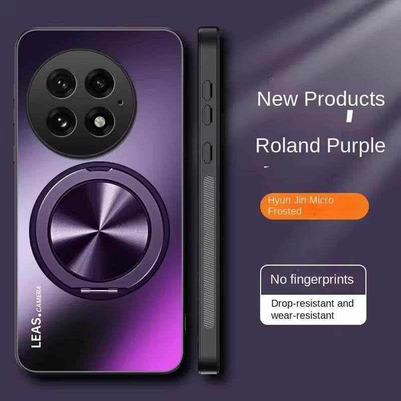 Image of MILLION CASES Back Cover Case for OnePlus 12 Shockproof Protective Prime Ring Guard TPU Case for Men & Boys(Purple)