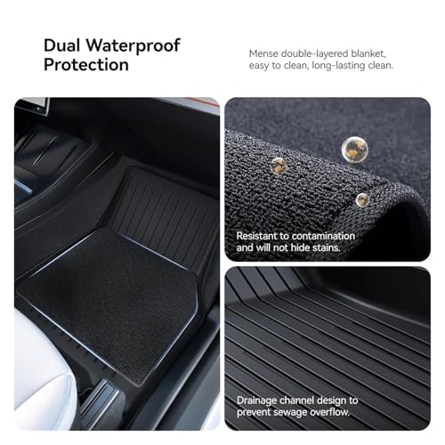 Tapis Tesla Model Y Juniper 2025 2026 Coffre Protection TPE Unique CarMat - 6