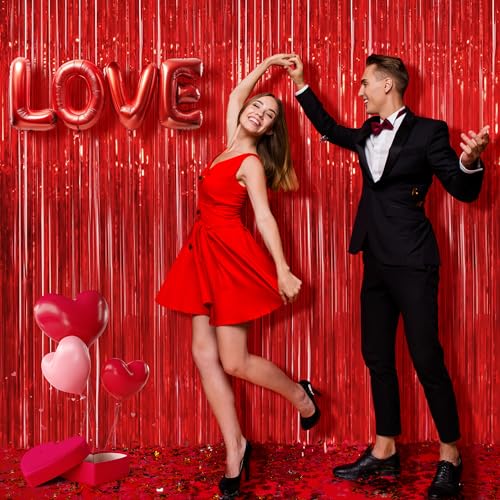 Image of Valentines Day Decorations - Valentines Decor Backdrop Banner for Wall Door - Valentine Decorations for Home Indoor Outdoor | Galentines Day Accessories Party Favors