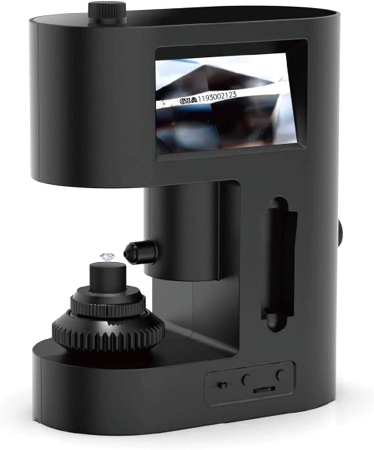 Kit per microscopio digitale, visualizzatore LCD per un'identificazione accurata, visualizzatore di iscrizioni con cintura diamantata, microscopio biologico ad alta precisione e chiarezza