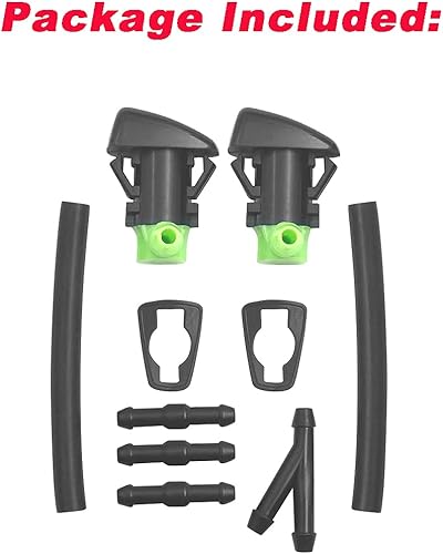 Miniatura 5 de Boquillas ajustables para limpiaparabrisas  Compatible con Ford Fusion 2008-2012, Mercury Milan, Lincoln MKZ  Boquilla de lavado de rociador de