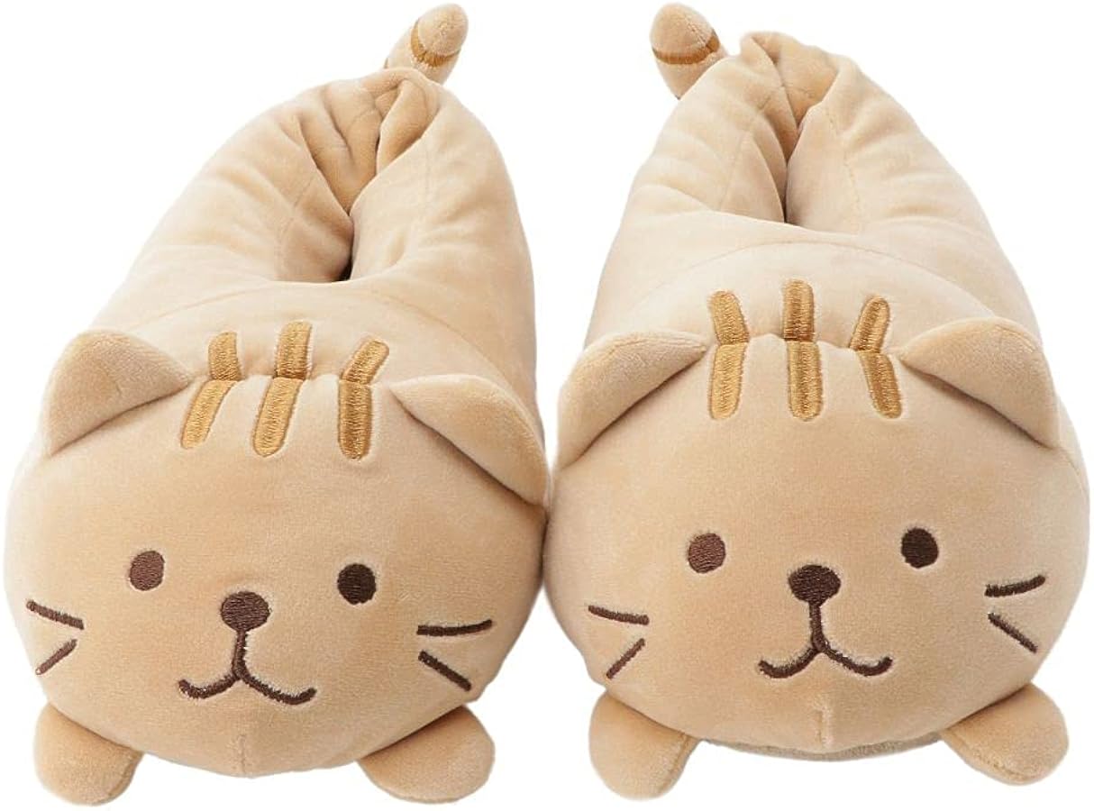 スリッパ　ぬいぐるみ Amazon.co.jp: [FukuFukuNyanko] ぬいぐるみスリッパ チャチャ HAPiNS