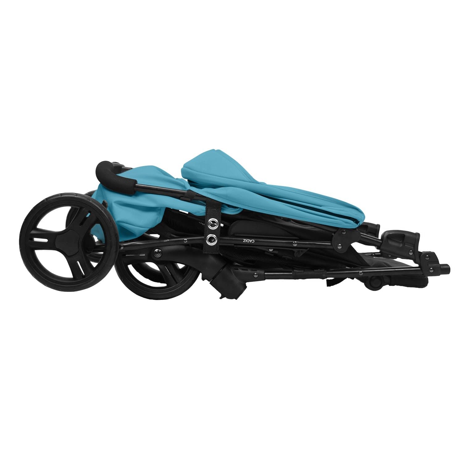 Asalvo CÁDIZ Silla de Paseo Ultraligera para bebé, Carrito de paseo, Respaldo Reclinable, Arnés 5 Puntos, SPF50+, Capota con Ventana, Manejable, Máxima Seguridad, Hasta 17 kg, Petróleo